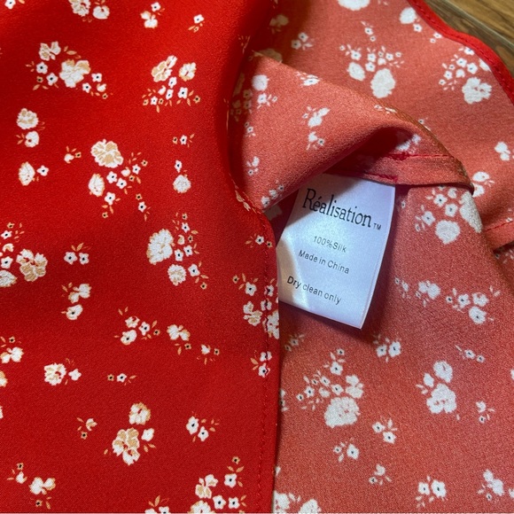 Realisation Par Inez Dress in Ammi Red Floral Size S - Picture 11 of 14